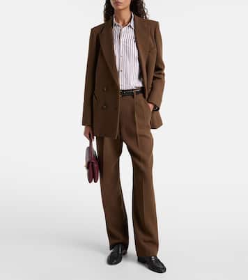 Everynight double-breasted virgin wool blazer | Blazé Milano