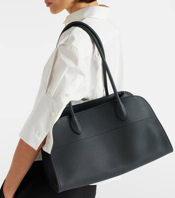 Margaux Medium leather tote bag | The Row