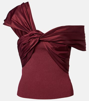 Top Celiana de punto con organza | Simkhai