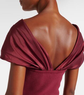 Top Celiana de punto con organza | Simkhai