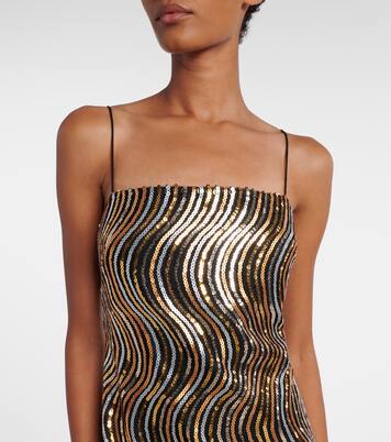 Midikleid Hemingway Disco mit Pailletten | Taller Marmo