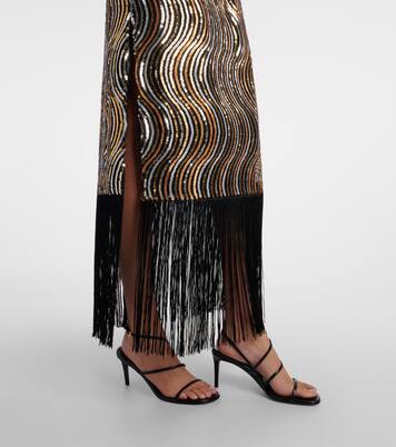 Midikleid Hemingway Disco mit Pailletten | Taller Marmo