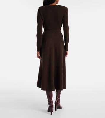 Wool and cashmere midi skirt | Jardin des Orangers