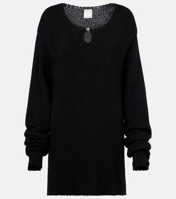 Cotton, silk, and cashmere sweater | Calvin Klein