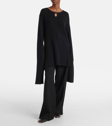 Cotton, silk, and cashmere sweater | Calvin Klein