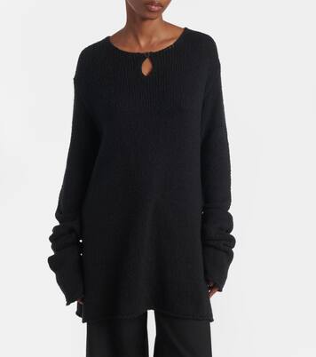 Cotton, silk, and cashmere sweater | Calvin Klein