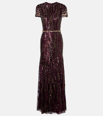Ninetta sequined gown | Jenny Packham