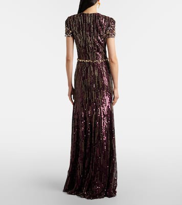 Ninetta sequined gown | Jenny Packham