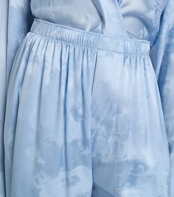 Silk satin wide-leg pants | Balenciaga