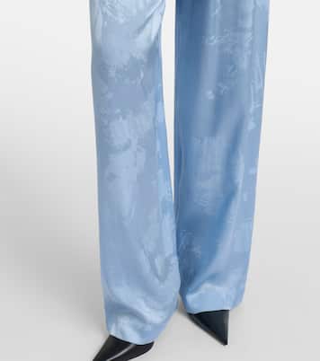 Silk satin wide-leg pants | Balenciaga