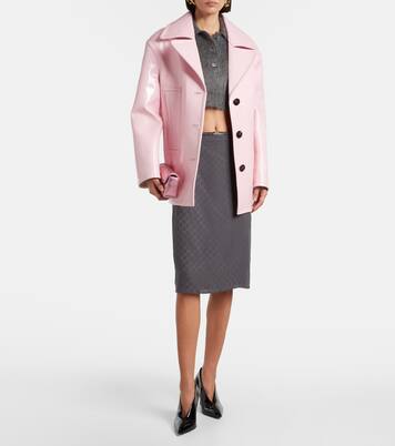 Low-Rise-Bleistiftrock GG aus Seide | Gucci