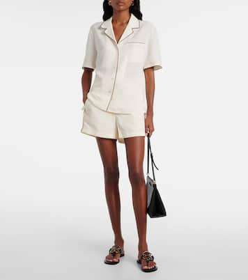 Sandalen Metal Miller aus Leder | Tory Burch