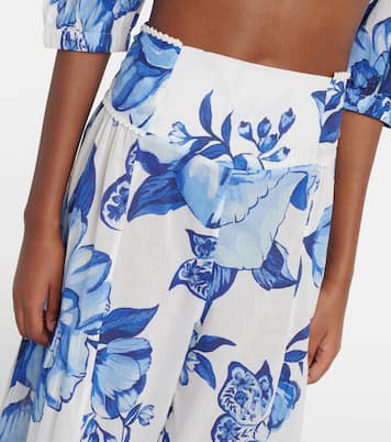 Floral cotton wide-leg pants | Farm Rio