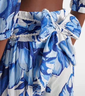 Floral cotton wide-leg pants | Farm Rio