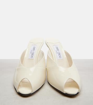 Brigitte 100 페이턴트 레더 뮬 | Jimmy Choo