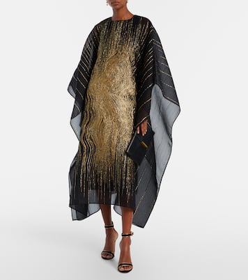 Venice silk-blend fil coupé kaftan | Taller Marmo