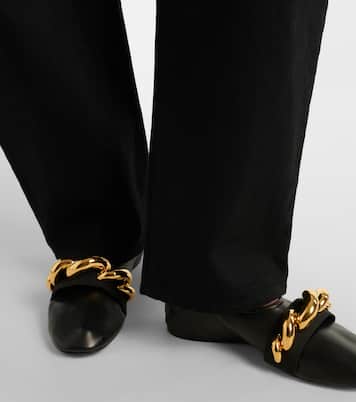 Bailarinas Jewel de piel adornadas | Alaïa