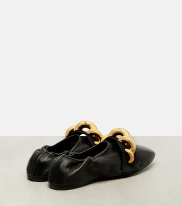 Bailarinas Jewel de piel adornadas | Alaïa