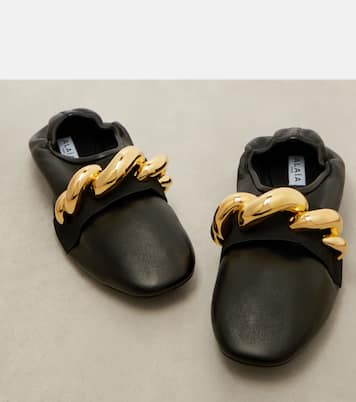 Bailarinas Jewel de piel adornadas | Alaïa