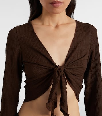 Dania sheer crop top | Jade Swim