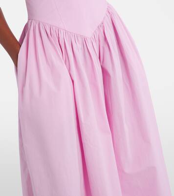 Open-back cotton maxi dress | Adriana Degreas
