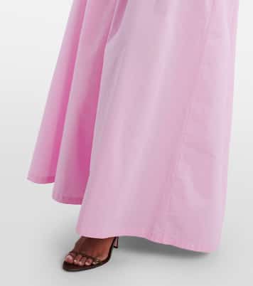 Open-back cotton maxi dress | Adriana Degreas