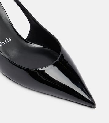 Miss Z 60 patent leather slingback pumps | Christian Louboutin