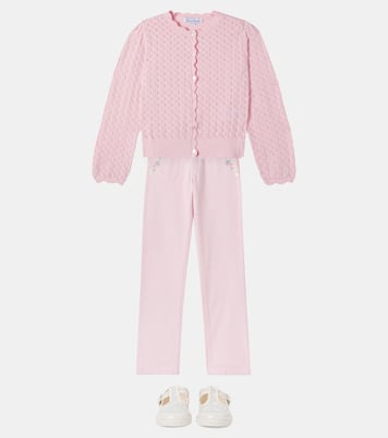 Pointelle cotton cardigan  | Tartine et Chocolat