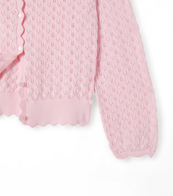 Pointelle cotton cardigan  | Tartine et Chocolat