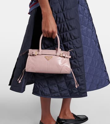 Prada Bonnie Mini leather top handle bag | Prada