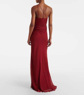 Sheer silk chiffon gown | The Sei