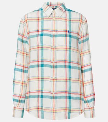Plaid linen shirt | Polo Ralph Lauren