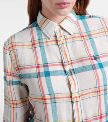 Plaid linen shirt | Polo Ralph Lauren