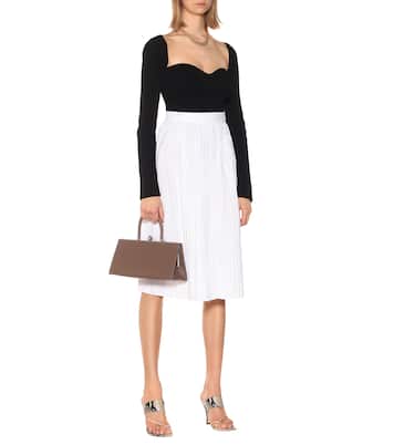 Gonna Sylvia a vita alta in cotone | Khaite