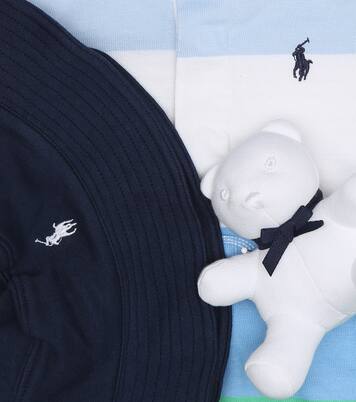 Baby Set aus Playsuit, Mütze und Teddybär | Polo Ralph Lauren Kids