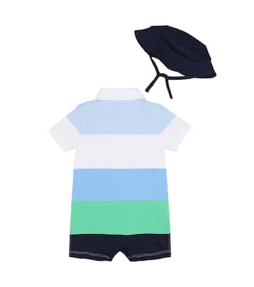 Baby Set aus Playsuit, Mütze und Teddybär | Polo Ralph Lauren Kids