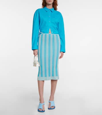 Hemd La Chemise Aqua aus Baumwolle | Jacquemus