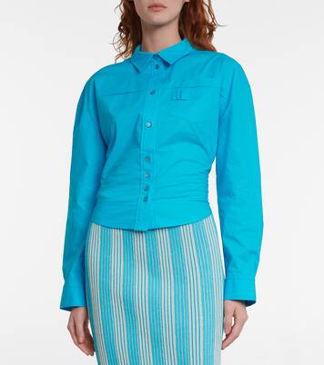 Hemd La Chemise Aqua aus Baumwolle | Jacquemus