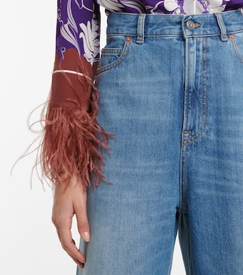 Jean ample à taille haute | Valentino