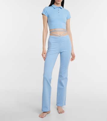 Airbrush high-rise flared leggings | Alo Yoga