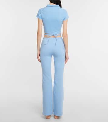 Airbrush high-rise flared leggings | Alo Yoga