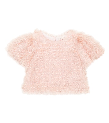 Fringed crop top | Monnalisa