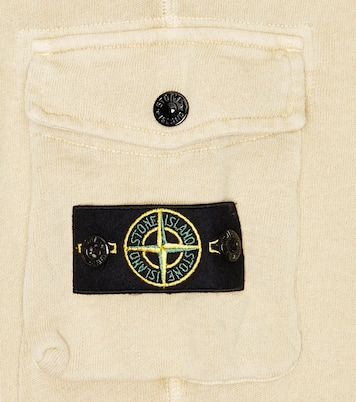 Cotton fleece sweatpants | Stone Island Junior