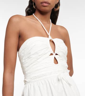 Emmaline halterneck cotton poplin midi dress | Ulla Johnson