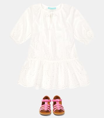 Baby Ashley embroidered cotton minidress | Melissa Odabash Kids