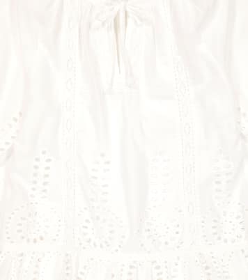Baby Ashley embroidered cotton minidress | Melissa Odabash Kids