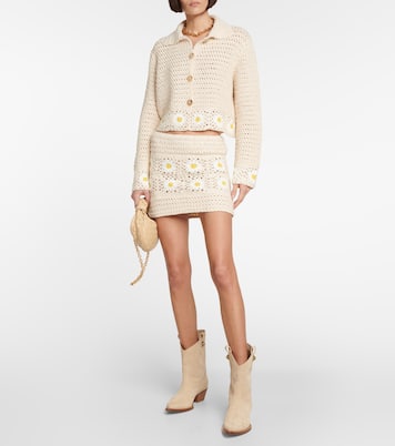 Daisy crocheted miniskirt | Alanui