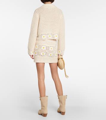 Daisy crocheted miniskirt | Alanui