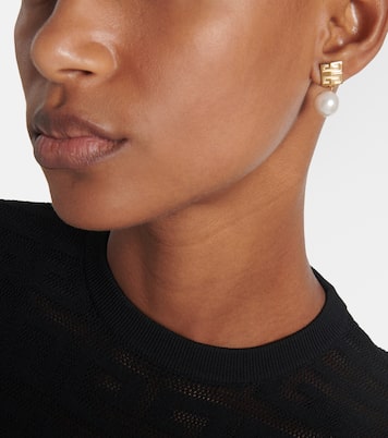 4G embellished brass earrings | Givenchy