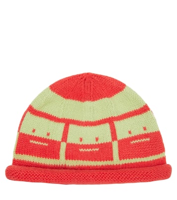 Intarsia wool beanie | Acne Studios Kids